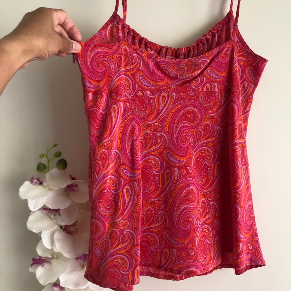 Banana Republic Paisley Tank Top Size L - Picture 7 of 15